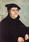 Lucas Cranach the Elder Portrait of Martin Luther painting